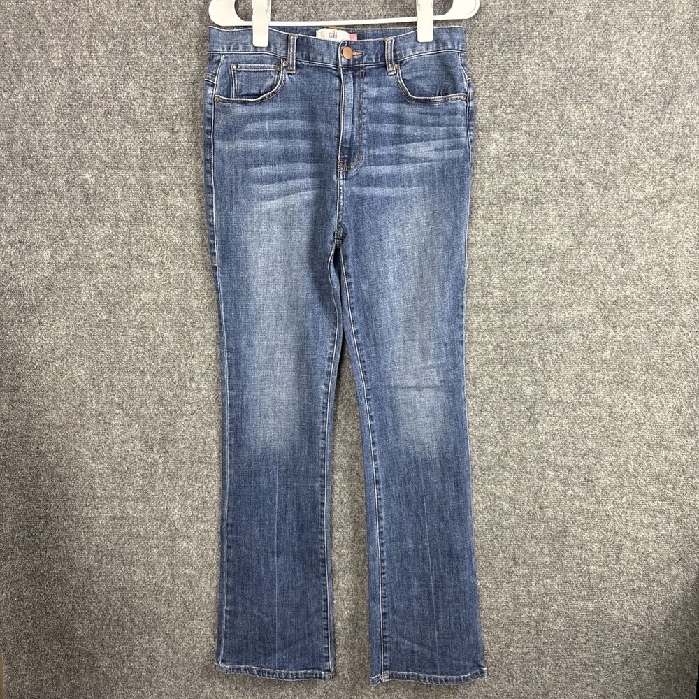 CAbi 5th Avenue 6069 Jeans Womens Size 10 Blue Bootcut Flare High Rise
